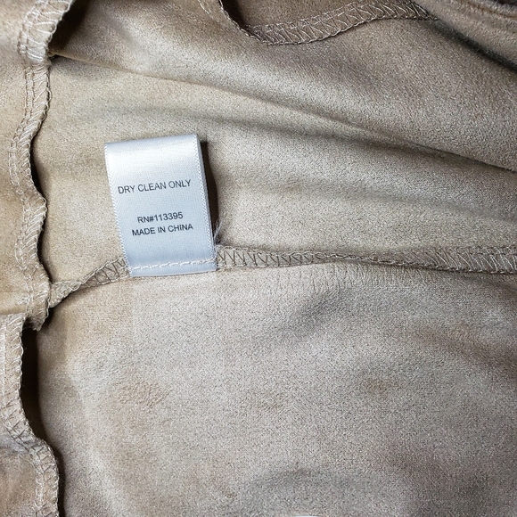 Faux Suede Fringe Hem skirt Boho - Picture 6 of 6